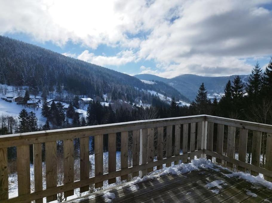 Maison De Montagne Vue Magnifique Ventron Exteriör bild