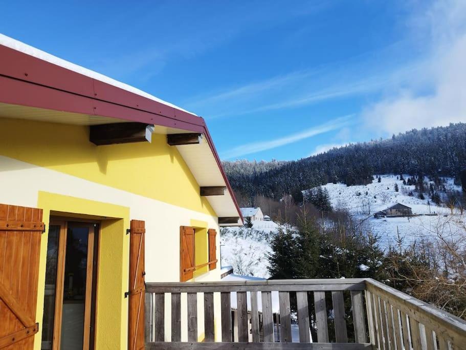 Maison De Montagne Vue Magnifique Ventron Exteriör bild